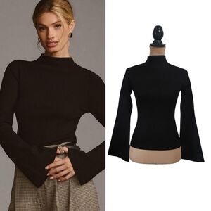 Maeve The Arlowe Bell-Sleeve Sweater